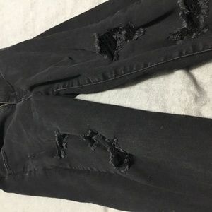 American Eagle distressed jeggings